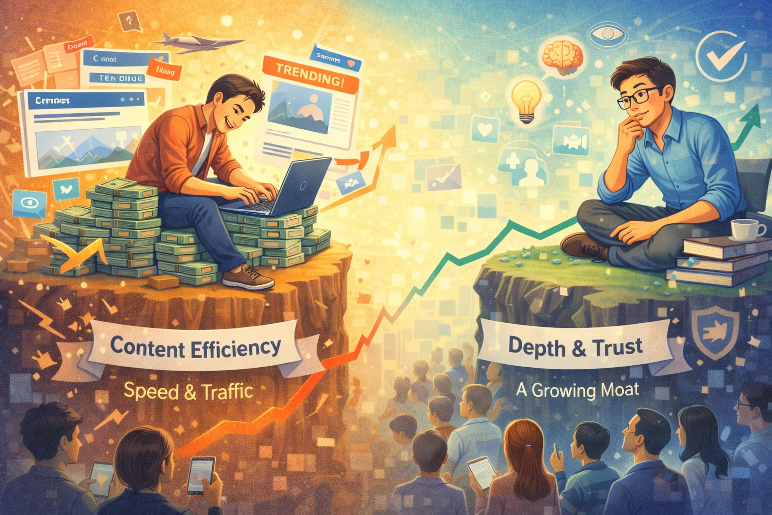 AI 時代，你該跟風搬運知識，還是深耕原創？一篇寫給內容創作者的生存指南