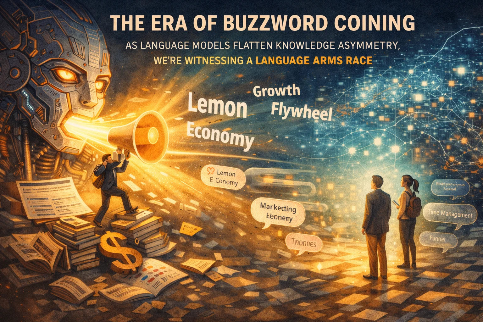 大造詞時代：當大型語言模型碾平知識落差，我們正在見證一場語言的軍備競賽