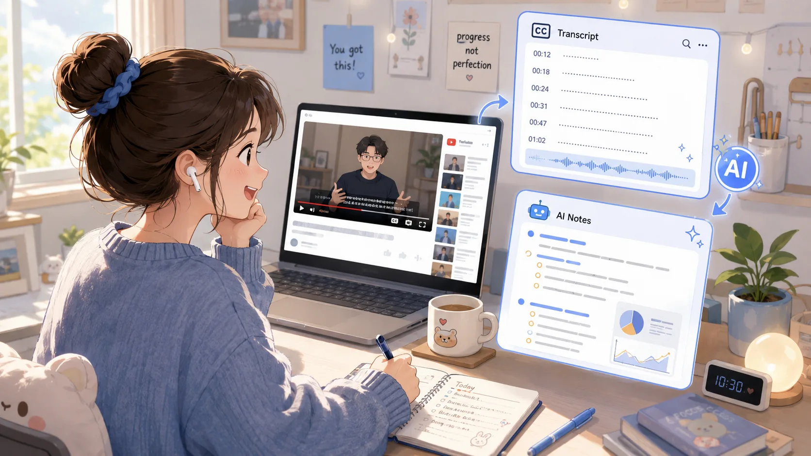YouTube 逐字稿總是又髒又重複？我用一個早上做了一個乾淨的開源小工具 video-notes