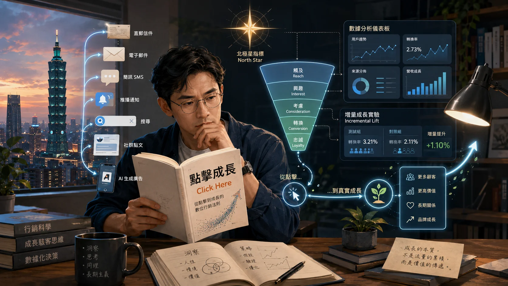 工具會變，原則恆久：讀 Meta 行銷長舒茲《點擊成長》，找回數位行銷的判斷力