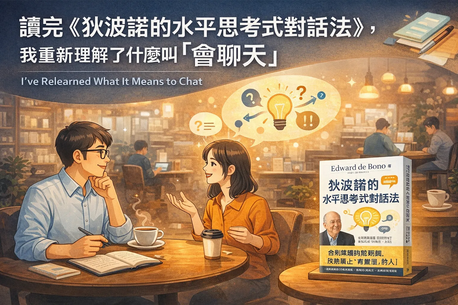 讀完《狄波諾的水平思考式對話法》，我重新理解了什麼叫會聊天