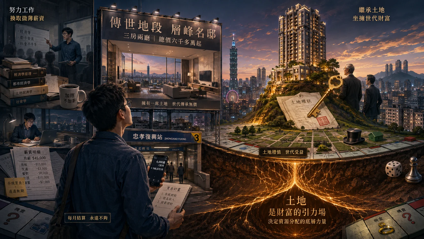 我讀《土地制富》：在努力追不上繼承的時代，重新理解財富分配的底層邏輯