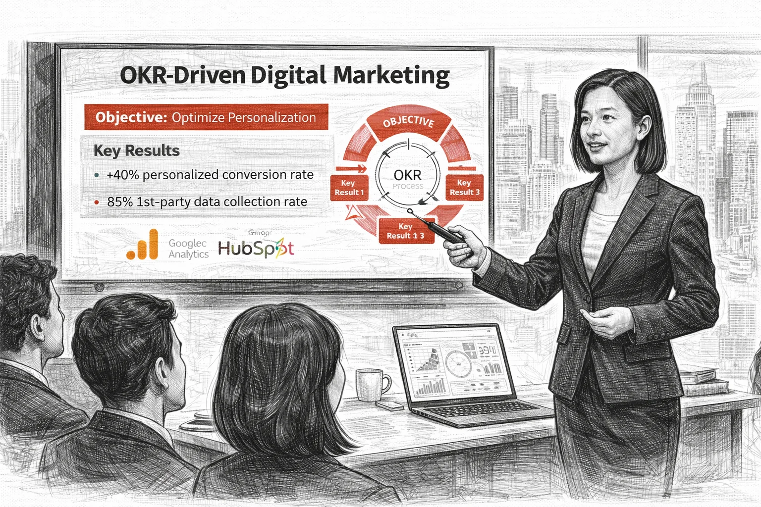 精準行銷的致勝關鍵：用 OKR 驅動數位變革