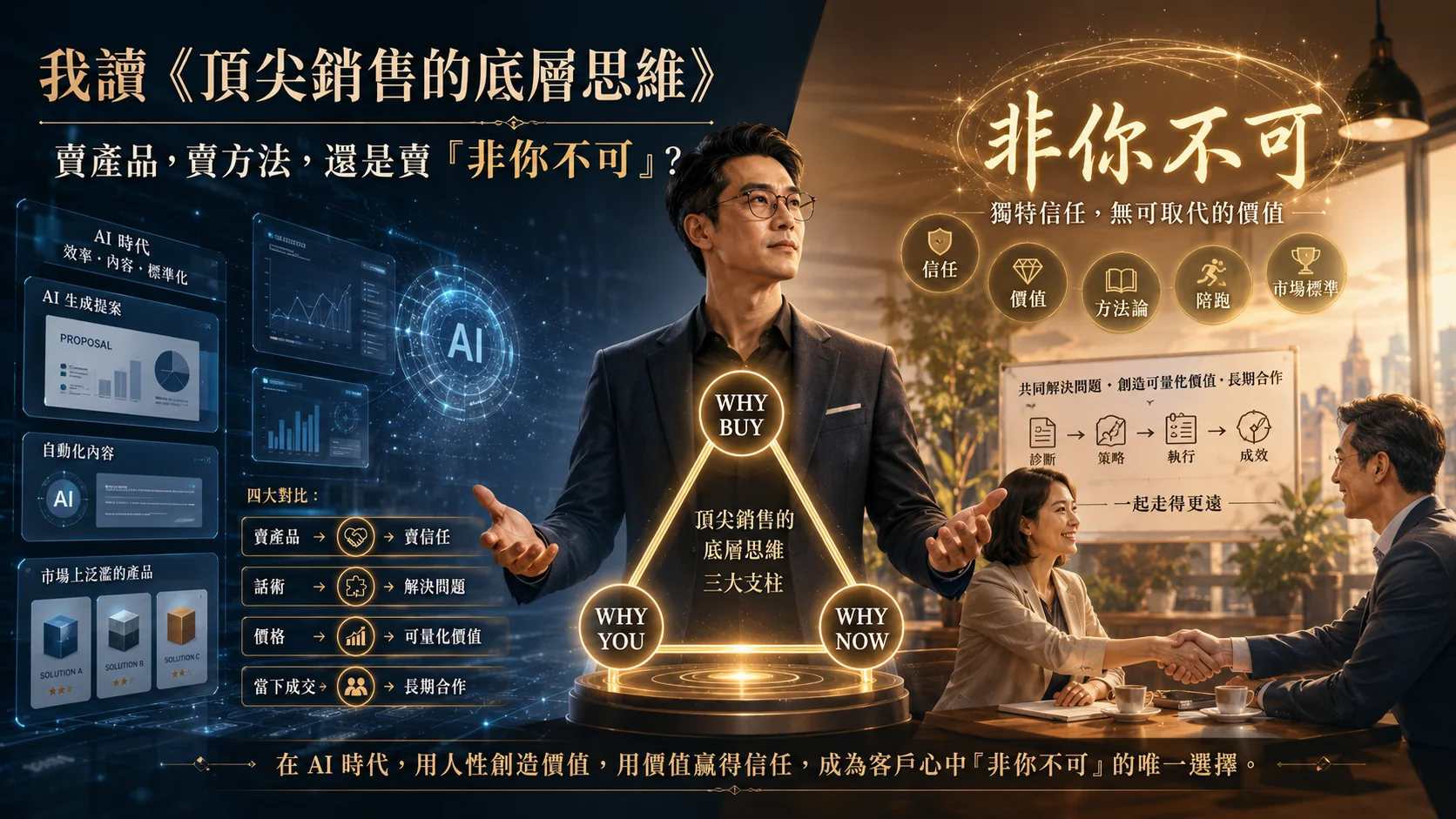 我讀《頂尖銷售的底層思維》：賣產品、賣方法，還是賣「非你不可」？
