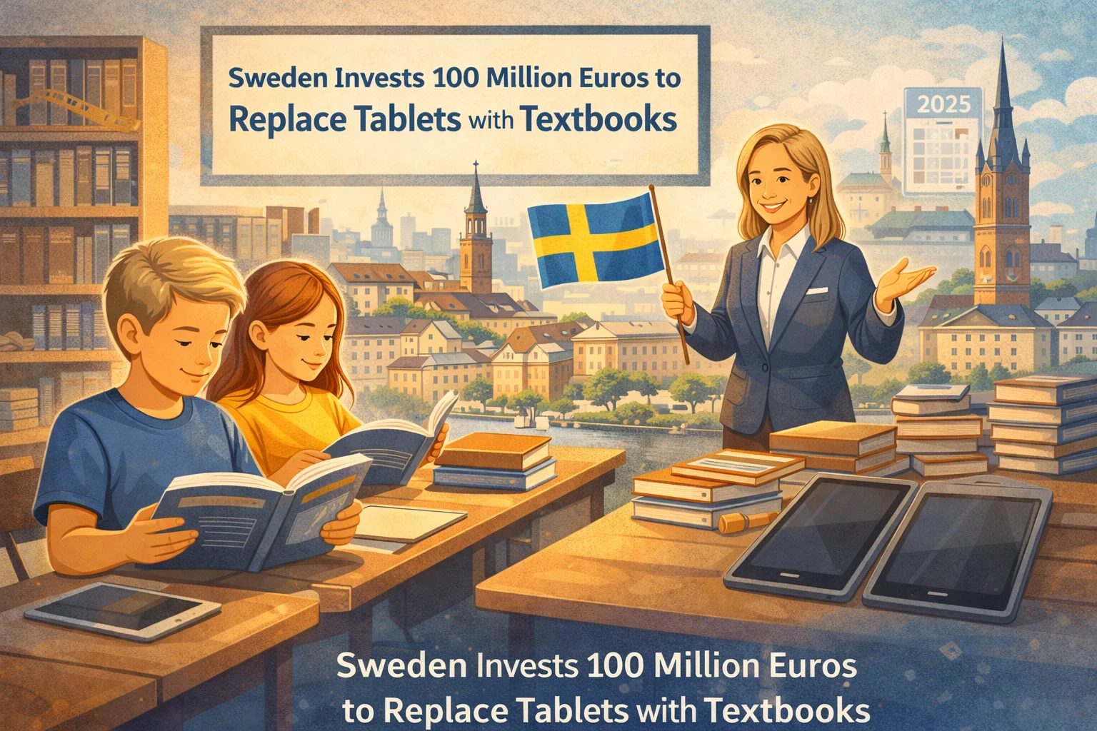 瑞典砸一億歐元買回紙本書：當數位先進國開始反思，我們學到什麼？