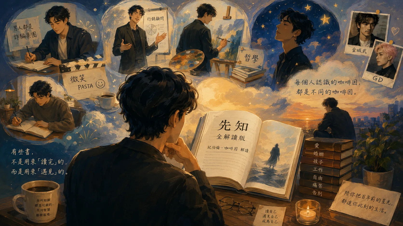 百年前的星光，照進你此刻的日常：談咖啡因的《先知》全解讀本