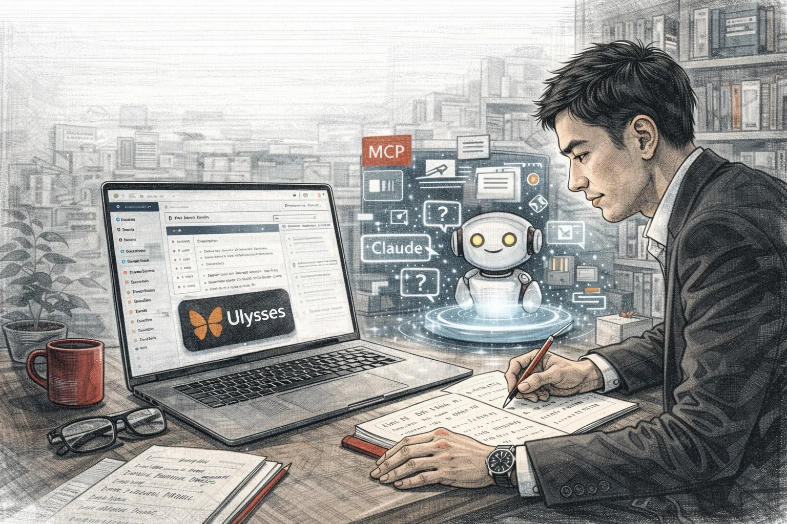 Ulysses + Claude + MCP：打造 AI 驅動的智慧寫作系統，讓產出效率翻倍