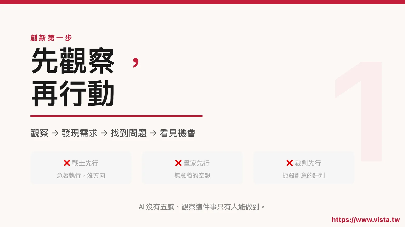 創新第一步
