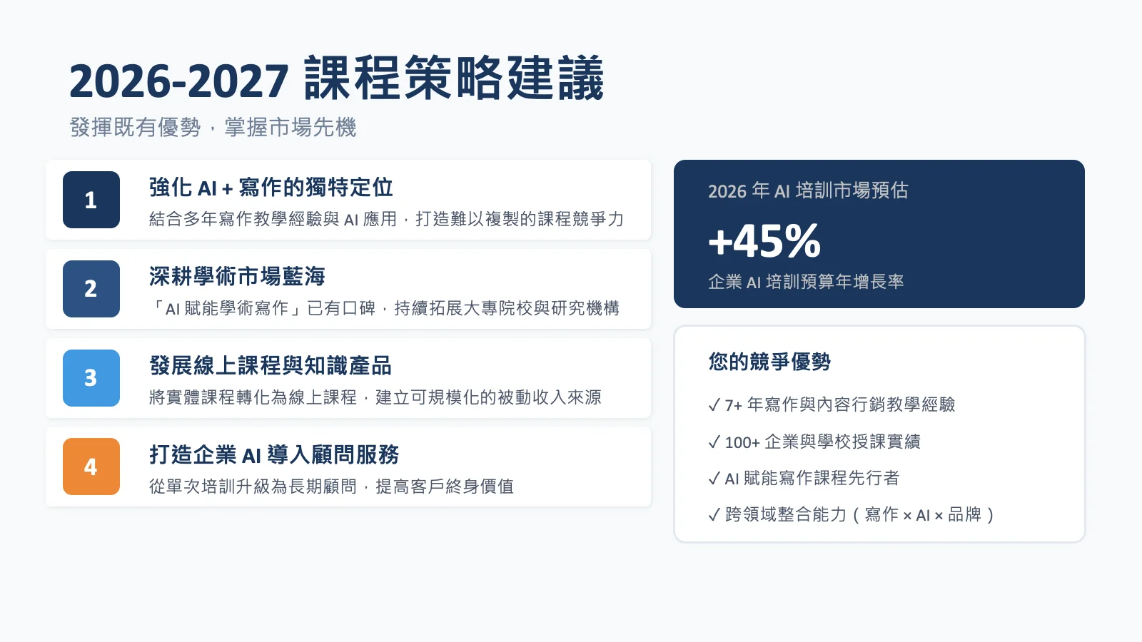 2026-2027 課程策略建議