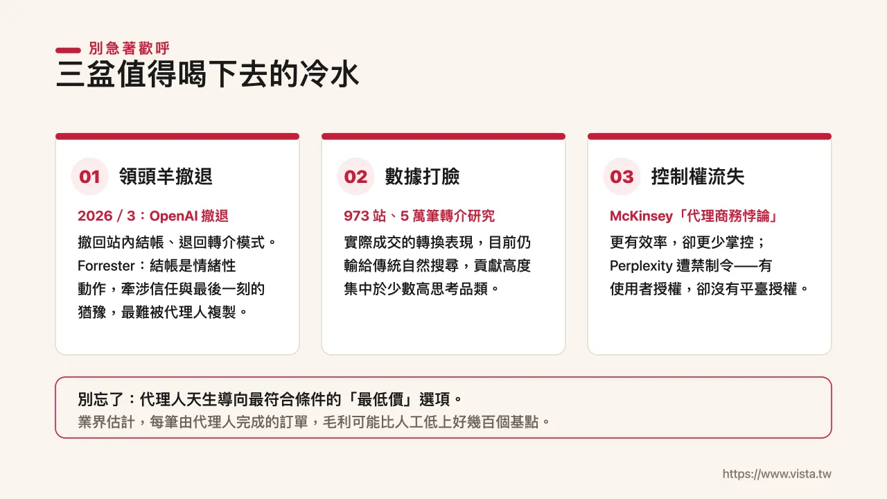 三盆值得喝下去的冷水